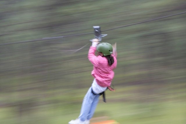 Recorrido de circuito de tirolina
